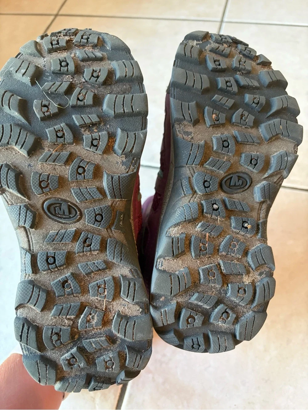 Merrell Kids' Purple Hiking Boots